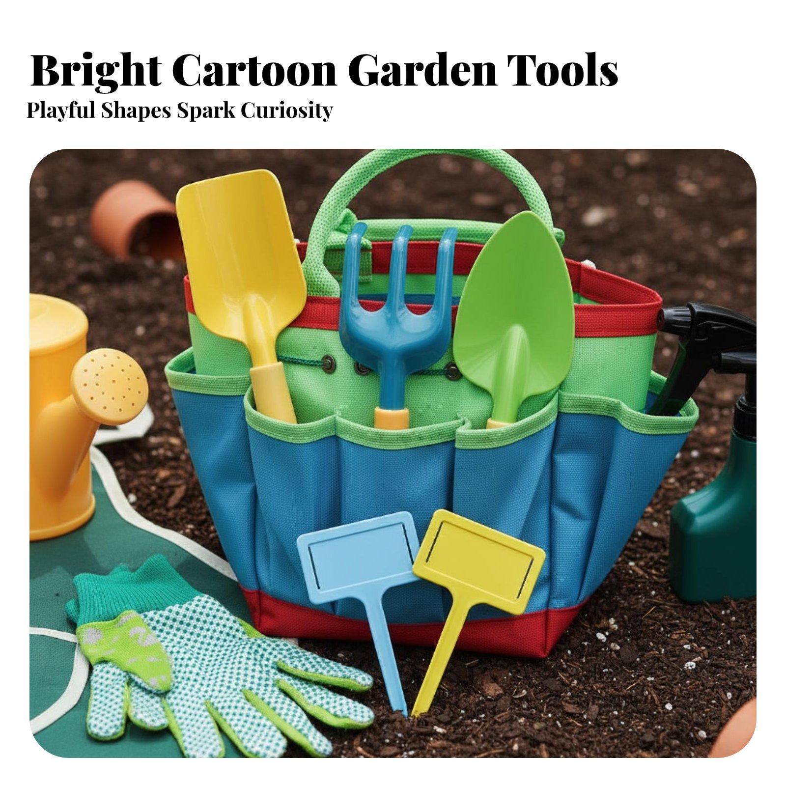 Gardening Tools For Young Children - 10 Parça Çocuk Bahçe Alet Seti
