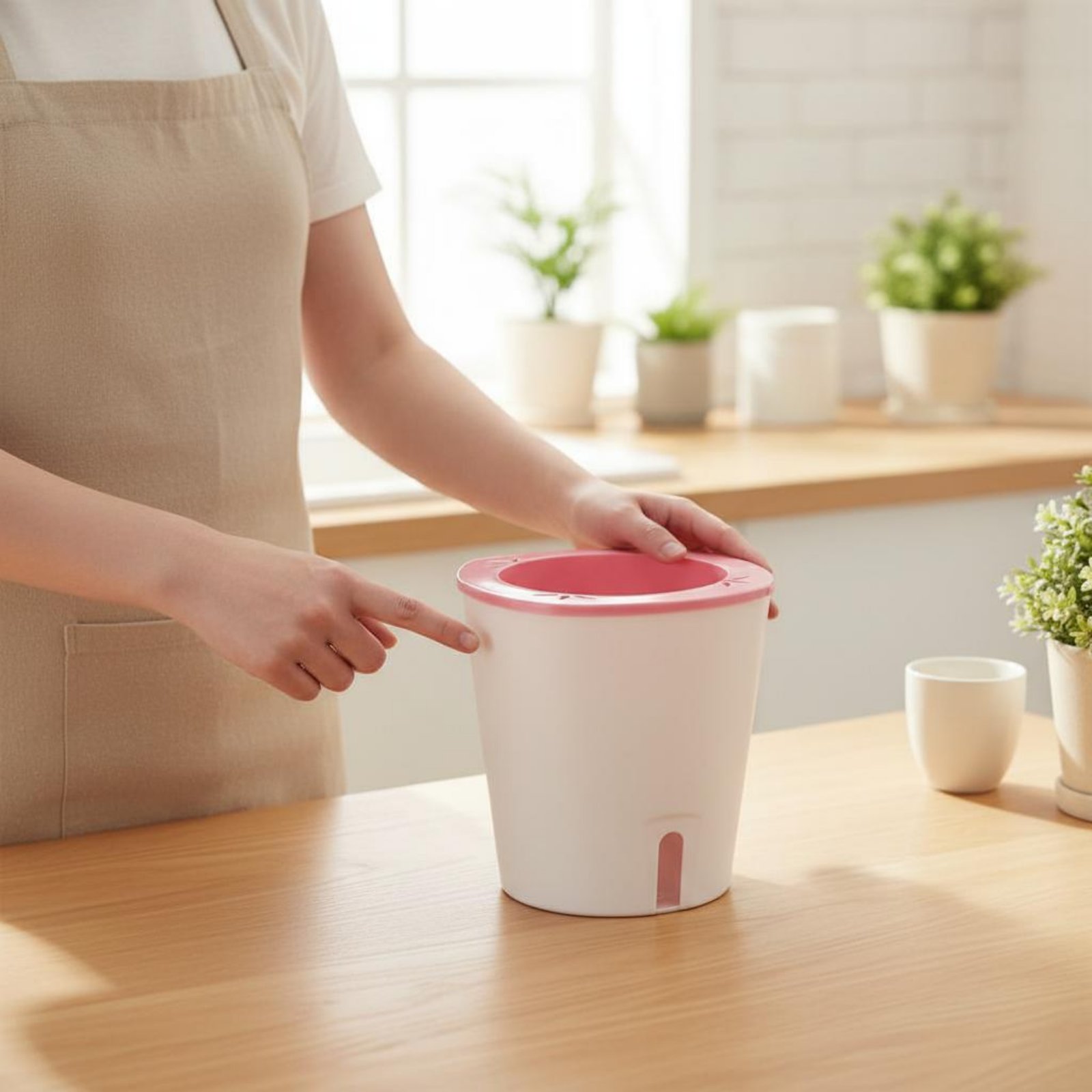 Self-Watering Planter - Kendi Kendine Sulayan Saksı Büyük Boy