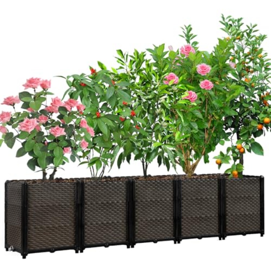 Veranda, balkon, teras için dı - Self-Watering Planter incelemesi ve fiyatı