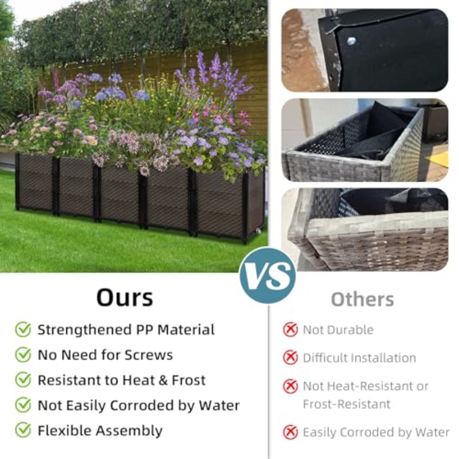 Veranda, balkon, teras için dı - Self-Watering Planter incelemesi ve fiyatı
