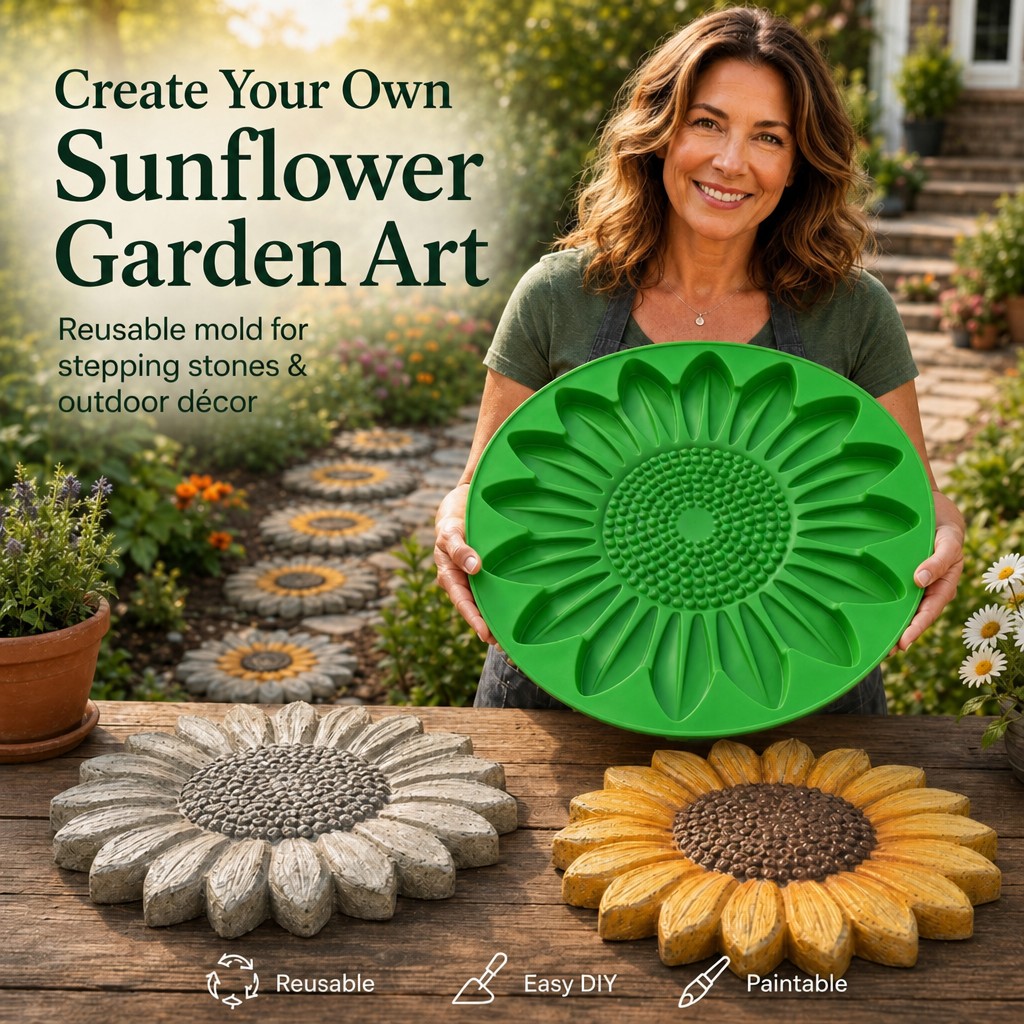 Ayçiçeği Teras Taş Kalıp Seti, - Gardening Tools Combo incelemesi ve fiyatı