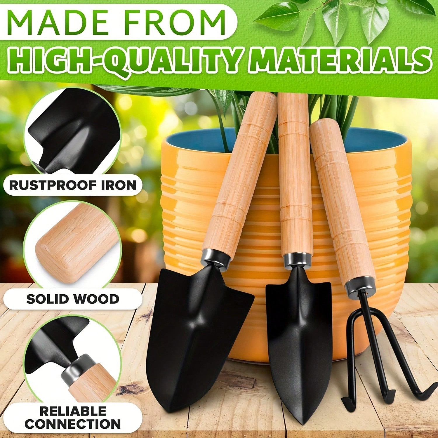 3 adet/1 takım Mini bahçe alet - Gardening Tools Combo incelemesi ve fiyatı