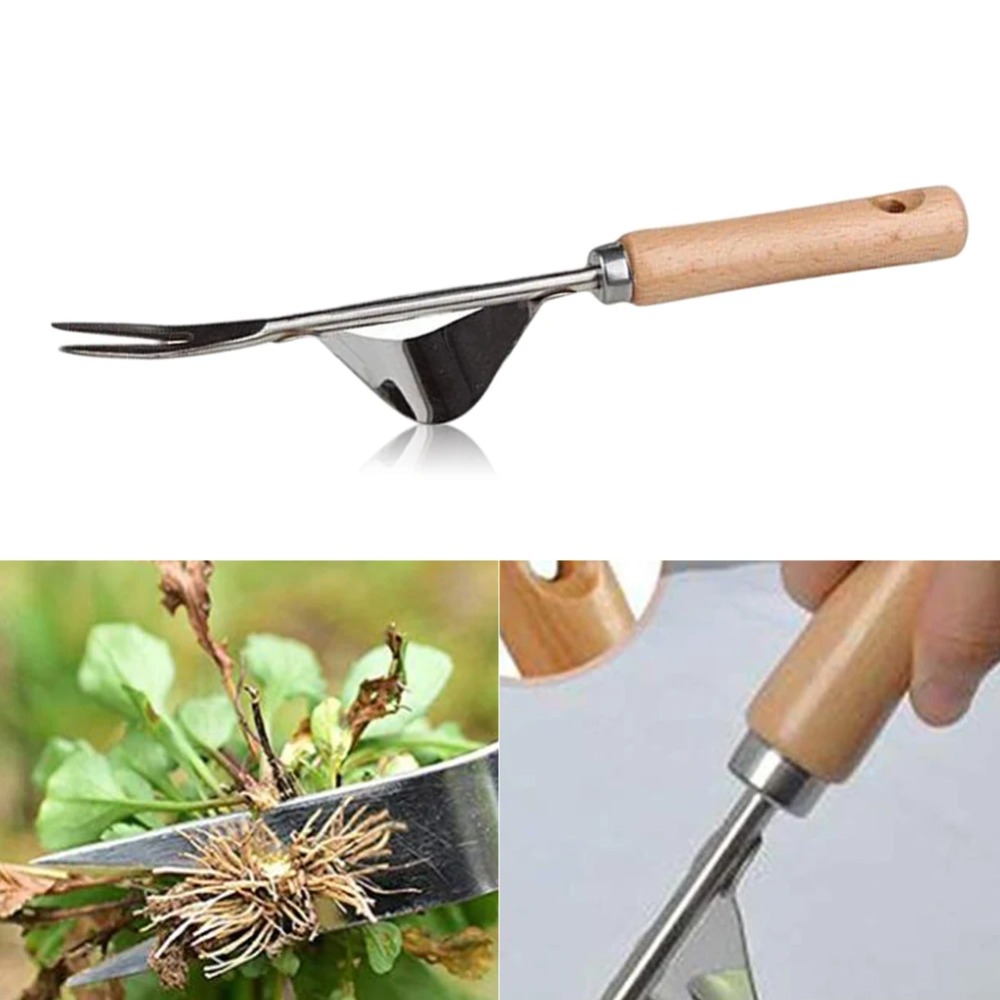 1 adet ahşap saplı paslanmaz ç - Weed Puller incelemesi ve fiyatı