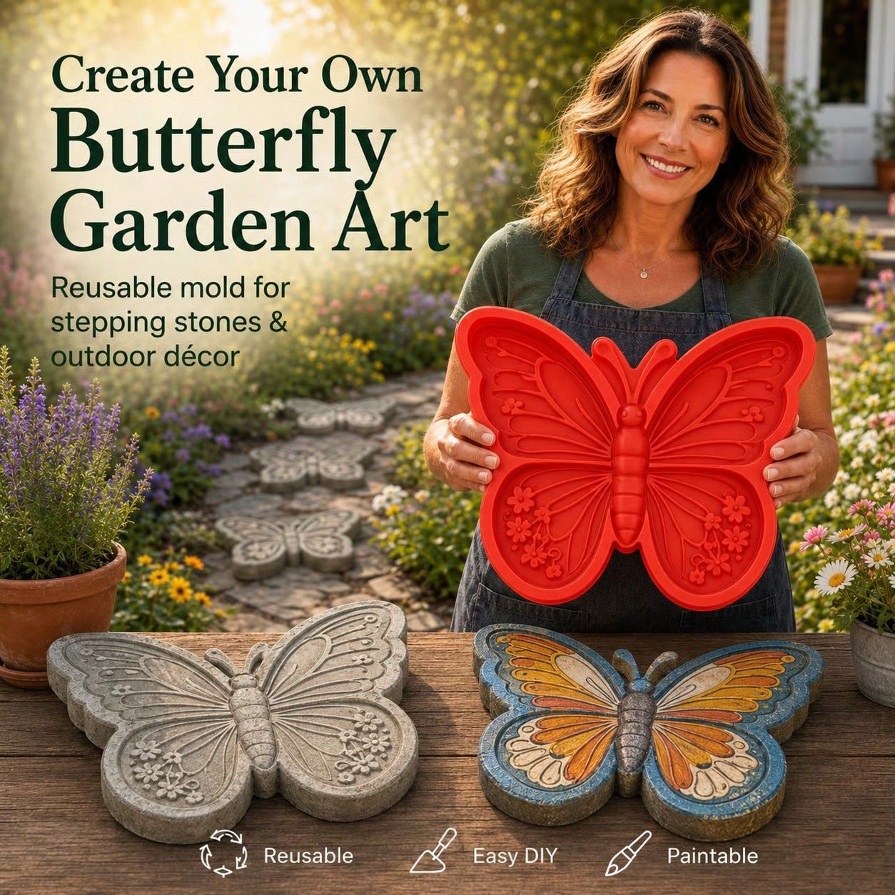 1 adet Ayçiçeği Kaldırım Taşı  - Gardening Tools Gift Ideas incelemesi ve fiyatı