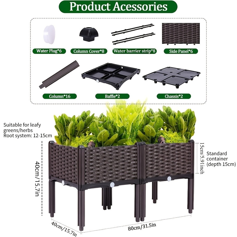 Yüksek Bahçe Yatağı, Kendiliği - Self-Watering Planter incelemesi ve fiyatı
